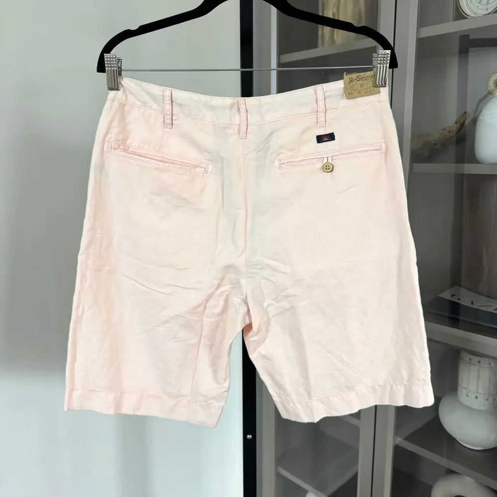 Faherty Malibu Linen Cotton Pink Chino 9